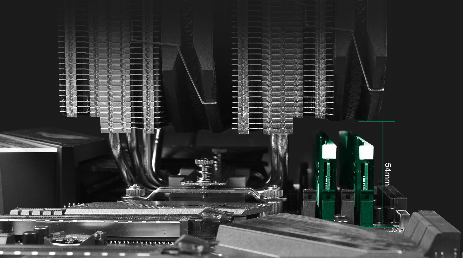 140mmファンによるツインタワー構造採用 ハイエンドクラスCPU